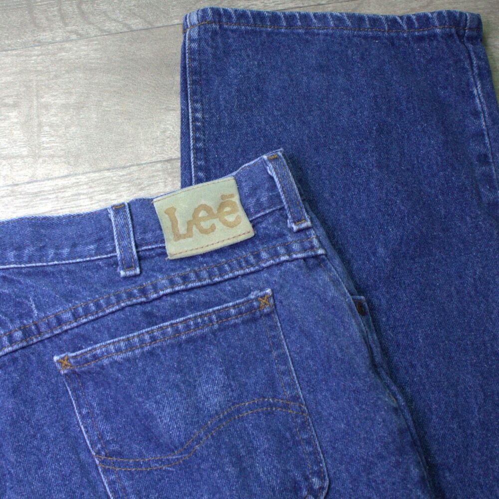 Vintage 90s Lee Jeans USA Made Distressed Denim 40x34